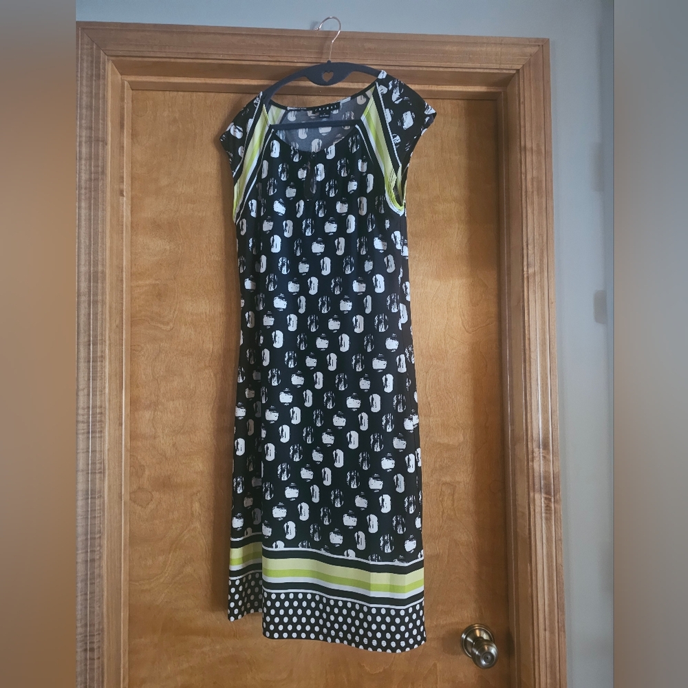 Tribal knit dress, S, Black